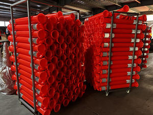 リングトップアメリカとカナダスタイルデリネーターポスト交通警告ボラードヘビーベース - Product Image 6