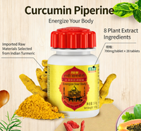 Complément Herbal à Haute Absorption : Comprimés de Curcuma et de Curcumine avec Pipérine – Soutien Articulaire, Renforcement Immunitaire, Antioxydant Naturel pour Adultes
