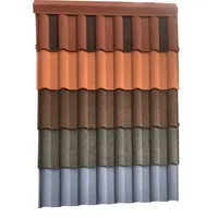 Neueste hochbau materialien für haus dach farbe stein beschichtetem metall dachziegel
