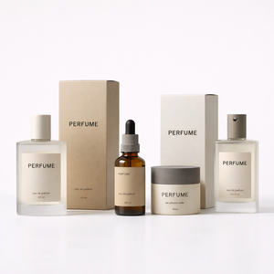 Boîte à parfum pliable haut de gamme avec finition pailletée et marquage en relief pour la vente au détail, logo personnalisé, vente en gros - Product Image 3