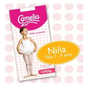 กางเกงรัดรูปไนลอนสำหรับเด็กผู้หญิงคาเมเลีย ปรับขนาดได้ 1-3 ปี ชุดฝึกซ้อมเต้น - Product Image 6