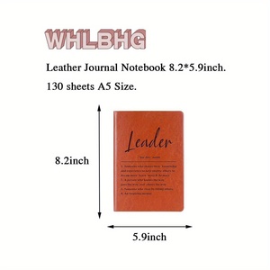 Cahier de notes Leader Definition aspect cuir-Couverture en papier de qualité supérieure avec citations inspirantes en matière de leadership, cadeau de motivation - Product Image 2