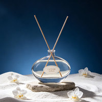 Diffuseur de parfum d'ambiance pour hôtel, élégant et luxueux, rechargeable, avec bâtonnets en rotin, pour huiles essentielles, vente en gros