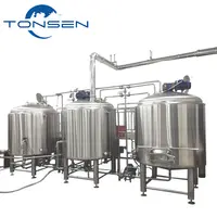 Máquina de producción de Alcohol, equipo de elaboración de cerveza, microcervecería, 1000L, 2000L