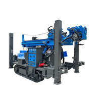 Usine vendant chenille hydraulique 100m 200m plate-forme de forage de puits d'eau pour la machine de forage de forage