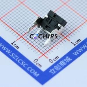 1825027-5 Tactile Switch Through hole Component (THT) Switch Single Pole Single Throw Round Button 1.6N Right Angle Insert - Product Image 2