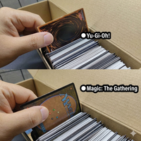 Boîte de rangement professionnelle pour cartes à collectionner en carton - Étui long en papier ondulé pour cartes Pokémon TCG, Magic the Gathering