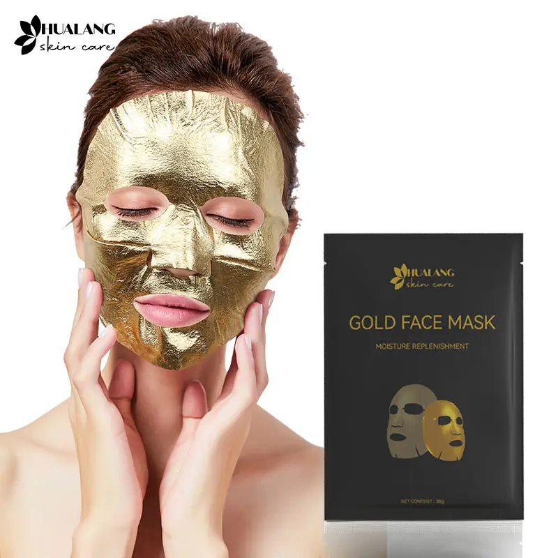 Wholesale Custom Private Label Face Sheet Mask Facial Moisturizing Peel Off Exfoliating 24k Gold Gel Crystal Collagen Face Mask