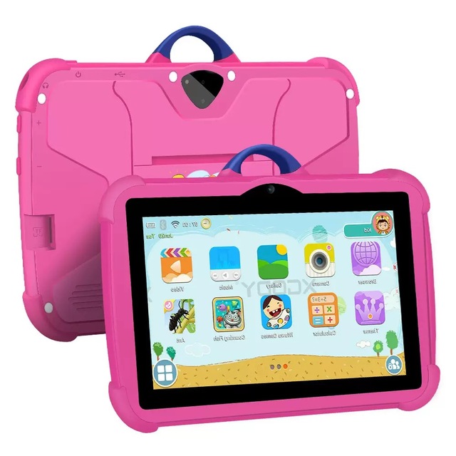 Factory High Quality 7 Inch Android Tablet PC in Stock Best Gift Oem Wifi Laptop Educational Tablet for Children RAM4+64GB