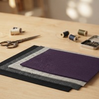 Feutre de laine naturelle écologique, tissu non tissé pour l'artisanat, la couture, la broderie, les projets de bricolage, feuilles de tissu durables