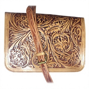 Sac à main en cuir véritable pour femme BS INTERNATIONAL, style indien, 7 pouces, capacité personnalisée, mode, fermeture éclair durable, logo - Product Image 5