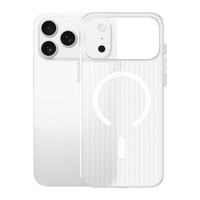 Coque transparente mate ultra-fine de luxe pour iPhone 17 Air 16 15 14 Plus 13 12 11 Pro Max, compatible avec la charge magnétique sans fil, en polycarbonate