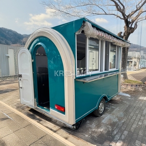 Food Corn Carts Enclose Coffee Trailer Ice Cream Cart - Product Image 2