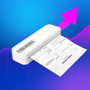 Hot bán xách tay cho bluetooth HD Máy in mini cầm tay với không có mực in tính năng sẵn sàng kho - Product Image 1