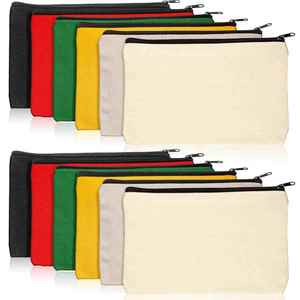 Étui à crayons, stylos, papeterie, petite pochette en toile avec fermeture éclair pour travaux manuels, maquillage, voyage, promotion de Noël, cadeau - Product Image 3