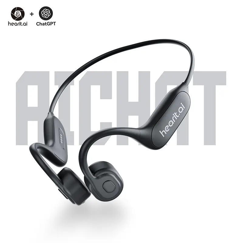 GPT Wireless Bone Conduction Headset High Quality Earphone With Timely Translation Touch Control