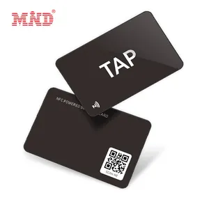 Матовая цифровая визитная карточка NTAG 213 NTAG 215 NTAG 216 NFC напечатанная на заказ ПВХ Карта