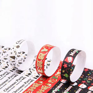 במלאי קישוט פופולרי במלאי קישוט פופולרי לחג המולד טיהוק <span class=keywords><strong>wristbands</strong></span> נייר מסיבה לאירוע - Product Image 1