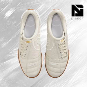 Nike Wmns Total 90 'Light Bone' Zapatillas de deporte para mujer de piel auténtica con cordones, punta redonda, tacón plano y suela de goma para todas las estaciones - Product Image 3