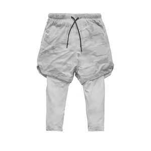 Custom Logo Fitness Blank 2 in 1 Mens Workout Track <strong>Jogger</strong> Pants With Inner Pocket Running Double Layer Training Gym Pants - Product Image 5