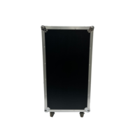 Flight case DJ 16U+4U antichoc en aluminium et contreplaqué de haute qualité avec 3 portes et support extensible pour mixeur et amplificateur