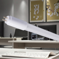 Lampu LED T8 Plastik 4FT 18W 20W 22W Dua Sisi dengan Basis G13