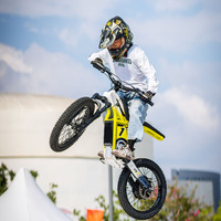 Nouveau Vélo de Course Électrique pour Enfants, Pit Bike 1500W avec Moteur Brushless, Suspension Intégrale pour Jeunes Pilotes, Cadre en Alliage d'Aluminium, Vente en Gros