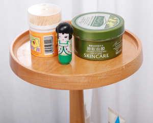 Caja de almacenamiento de cosméticos giratoria de madera 360 OEM, organizador creativo de maquillaje, estante para <span class=keywords><strong>pintalabios</strong></span>, organizador de escritorio para Baño - Product Image 5