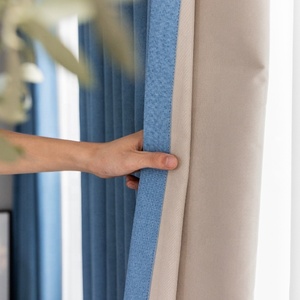 Rèm cửa hai lớp vải lanh màn chắn sáng đầy đủ - Product Image 5