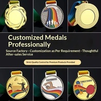 Médailles et trophées personnalisés en alliage de zinc argenté, gravés sur mesure, badges d'honneur idéaux pour les rencontres scolaires, les compétitions sportives et les marathons