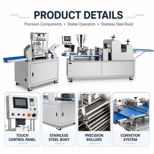 Nueva Línea de Producción Automática de Croissants, Máquina para Hacer Panecillos y Pizzas para Uso en Panaderías, para el Procesamiento de Harina - Product Image 3