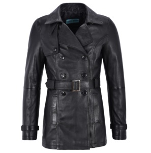 Cuero Nappa Negro 100% Genuino Personalizado, Material Suave al Tacto, Marca Privada, Suministro OEM, Colores y Acabados Personalizados, Calidad Premium - Product Image 1