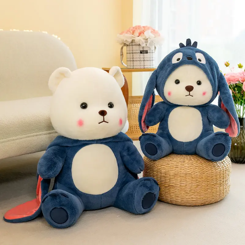 Greenmart Low Moq Kawaii Nueva ropa Oso de peluche Juguete de peluche Diseño personalizado Lindo Oso abrazando Muñeca