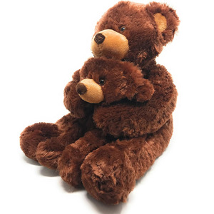 A668 ODM OEM CPSIA estándar mamá bebé marrón oso de peluche de juguete de peluche personalizado al por mayor de peluche personalizado papá oso - Product Image 2
