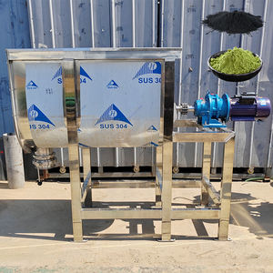 Professional Ribbon Type Particles Mixing Machine with Coating Function Servo Motor & Gear for Chemical Material Powder Mixing - Product Image 5