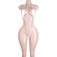 String bikini à découpes idéal pour les spectacles de danse, les boîtes de nuit, maillot de bain premium, lingerie, tenue de danse exotique, tenue de strip-teaseuse
