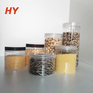 Transparent Plastic Food grade pet jar and bottle