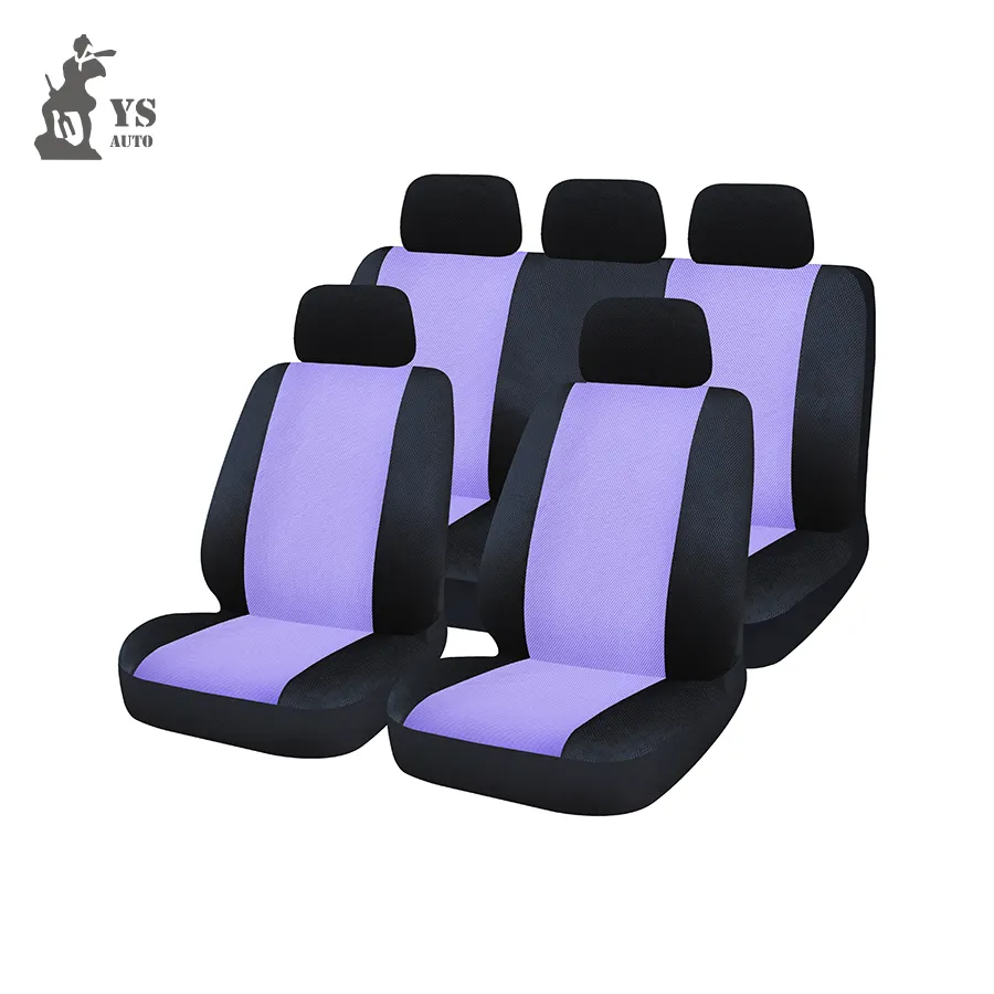 מכירה לוהטת אוניברסלי Fit רכב מושב מכסה שנעשה על ידי באיכות גבוהה צבעוני פוליאסטר בד Oem ODM מקובל