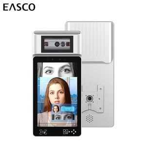 Máquina de Control de Asistencia con Reconocimiento de Iris de 8 Pulgadas, 99.98% de Precisión de Reconocimiento, con Reconocimiento Facial, Código QR, Contraseña y Lector de Tarjetas - Product Image 1