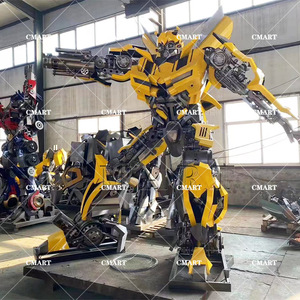 Escultura <span class=keywords><strong>de</strong></span> Robot Gigante <span class=keywords><strong>de</strong></span> Metal para Exteriores, Tamaño Personalizado, Transformers con Luz LED, Estatua <span class=keywords><strong>de</strong></span> Megatron <span class=keywords><strong>de</strong></span> Acero Inoxidable - Product Image 5