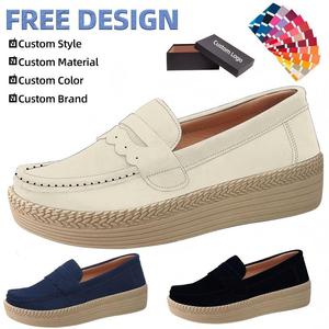 Fábrica de logotipo de color personalizado trenzas de yute zapatos de suela de PVC verano gamuza <span class=keywords><strong>cuña</strong></span> superior señoras pisos esparto alpargatas para mujeres - Product Image 1