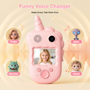 Radios bidirectionnelles longue portée avec écran IPS <span class=keywords><strong>de</strong></span> 2 pouces, talkies-walkies pour enfants pour le camping en plein air, la randonnée, les activités parent-enfant - Product Image 5