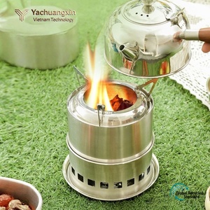 Portable Stainless Steel Solid Alcohol <b>Stove</b> Burner for Camping Outdoor Use - Product Image 3