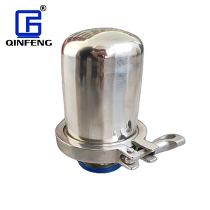 صحي من الفولاذ المقاوم للصدأ عالي الجودة ثلاثي المشبك متنفس فلتر الهواء خزان تنفيس جهاز تنفس التنفس صمام صحي لإطلاق الهواء - Product Image 4