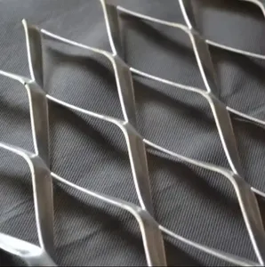 Rete metallica espansa in alluminio espanso zincato grande foro pesante grande foro/hebei shengsen fabbrica rete metallica espansa