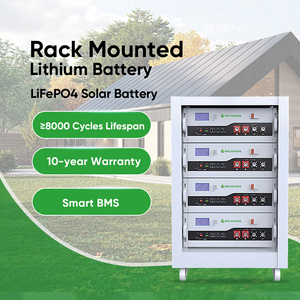 แบตเตอรี่ลิเธียมอัจฉริยะ25.6V 51.2V 150ah 100AH 200ah สำหรับพลังงานแสงอาทิตย์ - Product Image 1