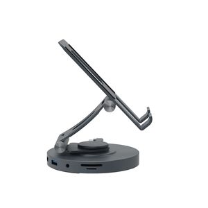 Soporte para tableta de 360 grados y soporte para computadora portátil con USB C Hub PD Estación de acoplamiento de TV 2. 2 4K 60Hz para <span class=keywords><strong>iPad</strong></span> Pro 13 2023 en stock - Product Image 1