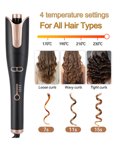Rizador de pelo automático de cerámica, rizador de pelo eléctrico con cable para ondas, Estilismo, nuevo producto 2023 - Product Image 6