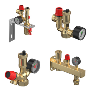 Bền Brass Nồi Hơi Thành Phần Tự Động Không Khí Vent Đo Áp Suất Van An Toàn Hiệu Quả Hệ Thống Sưởi Ấm Phần - Product Image 6