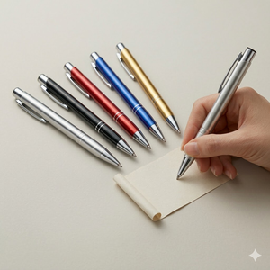 Bolígrafos Promocionales Deportivos de Lujo, Metálicos, con Logotipo Personalizado, Marca ROYO, Grabado Láser Multicolor de 1.0 mm, para Oficina - Product Image 4